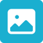 Blobby Image Frame logo