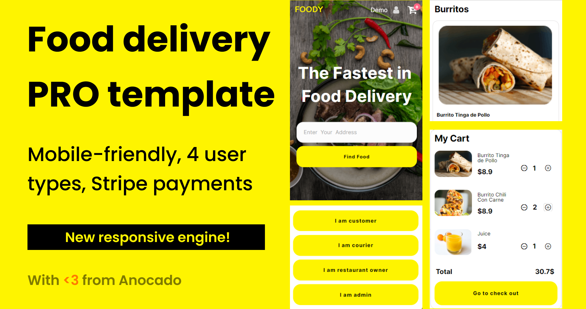 On-demand Food Delivery Template | Bubble