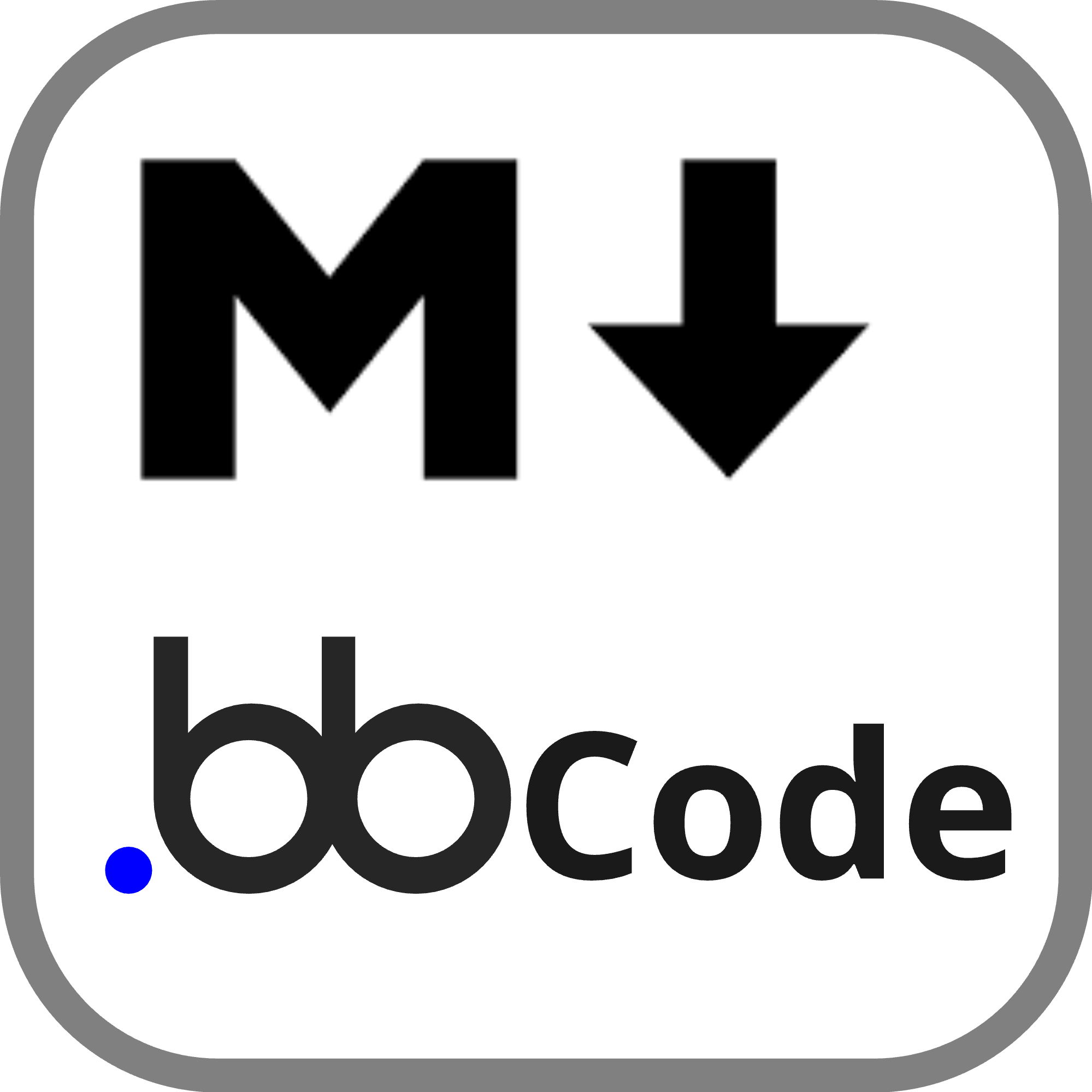 Markdown to BBCode Plugin | Bubble