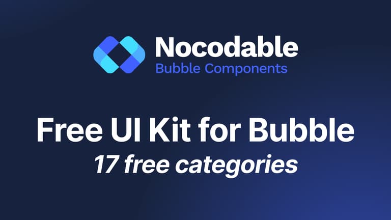 Bubble UI Kit (Free) Template | Bubble